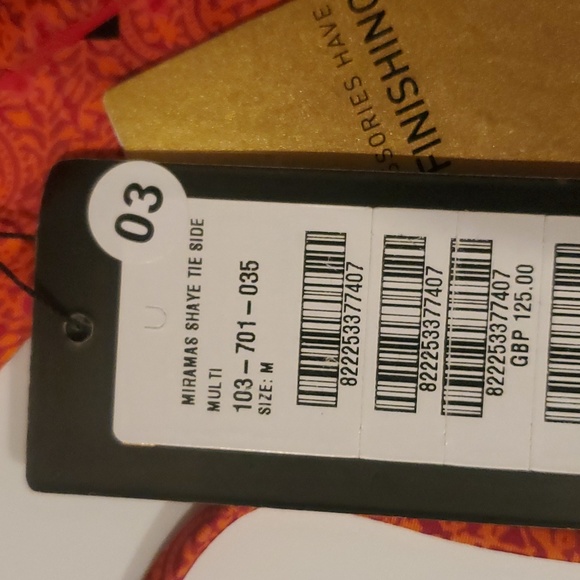 VIX PaulaHermanny Shaye Tie Side Bottom Size M - Picture 9 of 9